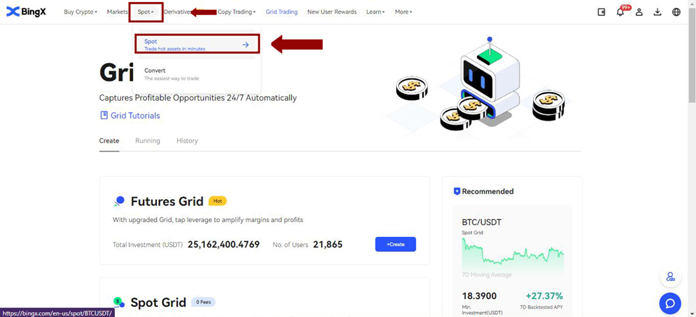 فروش ارز دیجیتال در صرافی بینگ ایکس