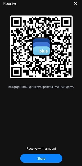 استفاده از کیف پول Blue Wallet